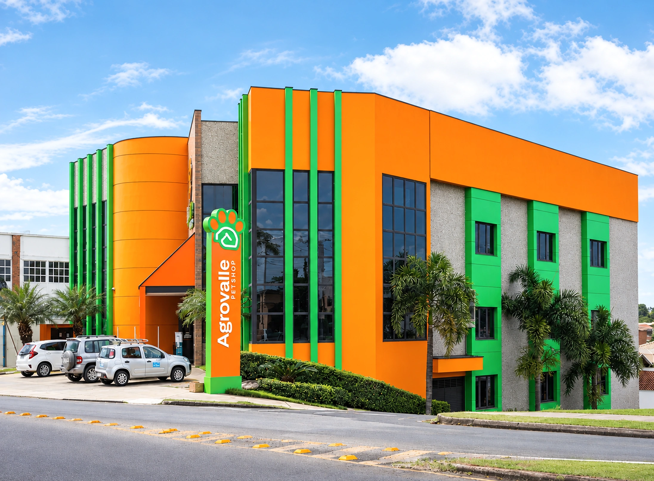 Fachada da loja Agrovalle Petshop